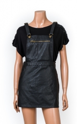 GIRL PU OVERALL